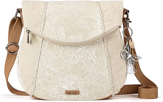Sakroots Folding Crossbody Bag, Cotton Canvas, Multifunctional Wallet